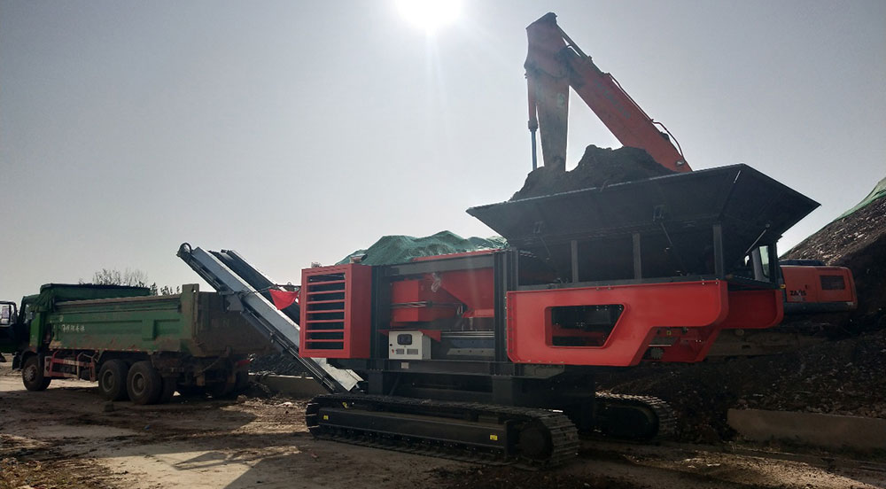 Mobile continuous mixer ST300 work site ST300